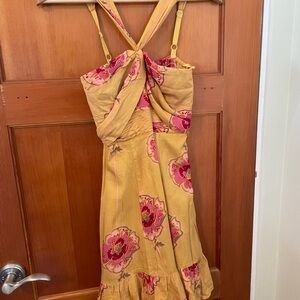 Free People Floral Halter mini size 2